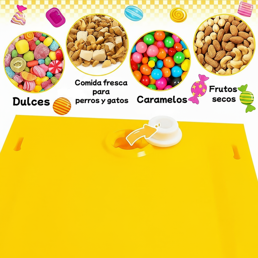 Marco dispensador de caramelos 2 en 1