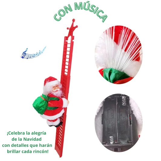 🎅 Papá Noel Con Escalera