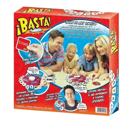 Basta Spanish Word Board Game Fast Paced Letter Vocabulary Game for Family Game Nights, Classroom Learning