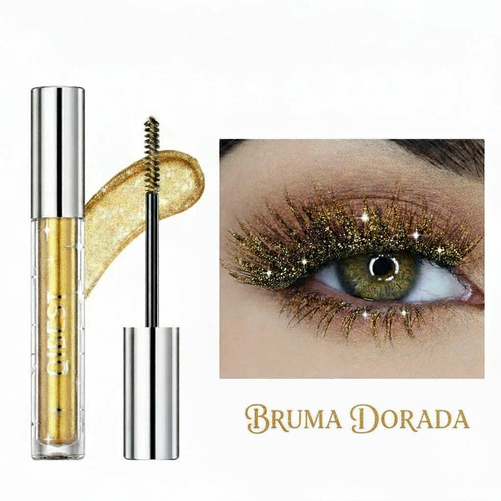 1 PC Diamond Mascara Shining Galaxy Sequins Sweat Proof Glitter Eyelashes Quick Dry Lasting Curling Thick Mascara Shimmer Makeup