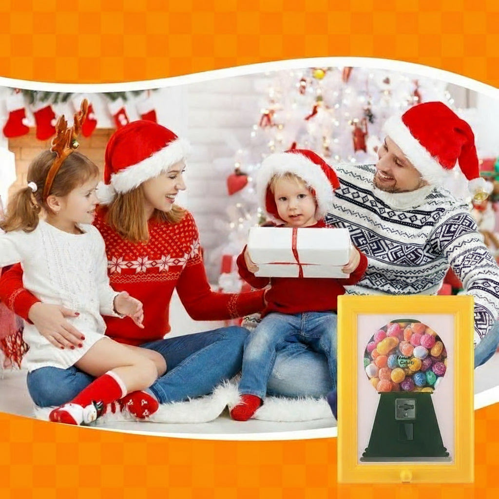 Marco dispensador de caramelos 2 en 1