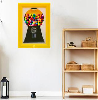 Marco dispensador de caramelos 2 en 1