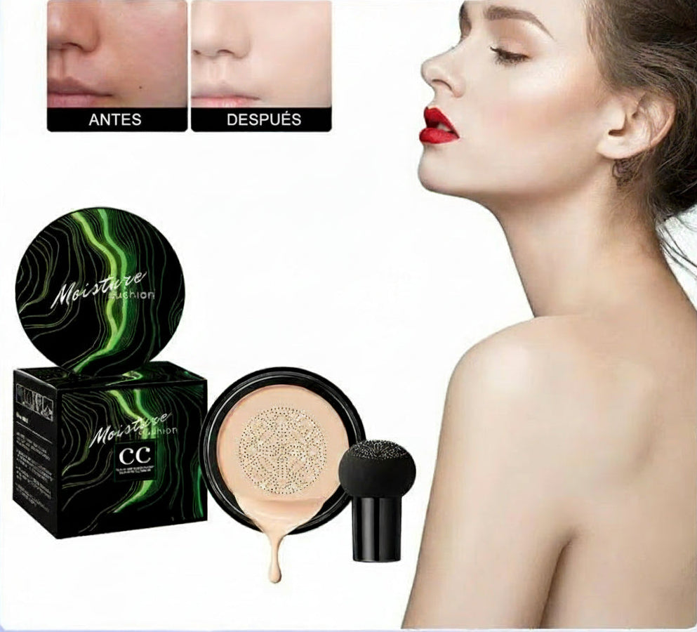 Mushroom Head Air Cushion CC Cream Natural Moisturizing Foundation Concealer Whitening Oil-Control Makeup Cosmetics BB Cream