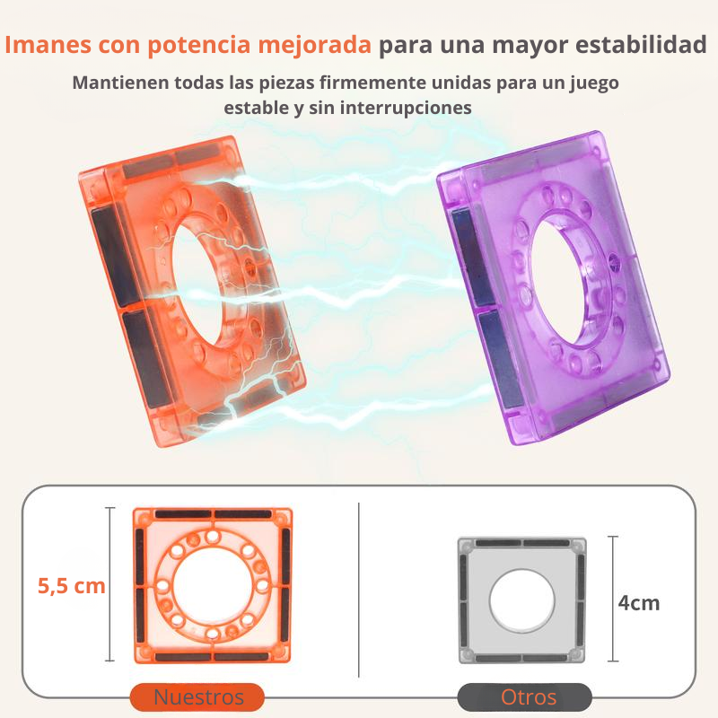 Mega Set Magnético Montessori De Dinosaurio 4D