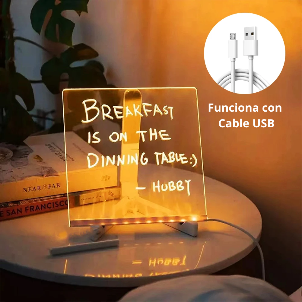 🖊️LED Illuminated Whiteboard