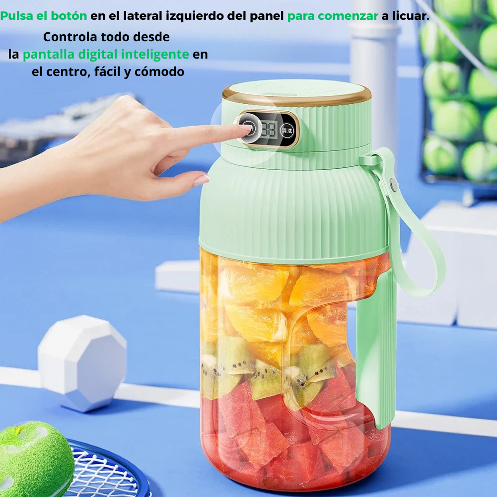 Batidora Eléctrica Portátil Con Pantalla Digital