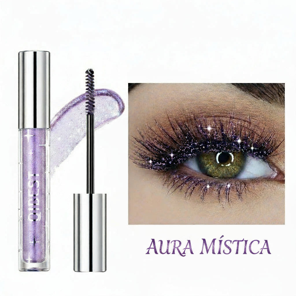 1 PC Diamond Mascara Shining Galaxy Sequins Sweat Proof Glitter Eyelashes Quick Dry Lasting Curling Thick Mascara Shimmer Makeup